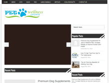 Tablet Screenshot of pet-wellness-update.com